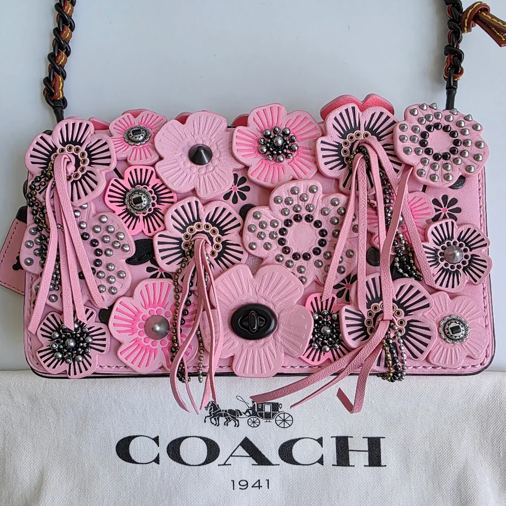 COACH 1941 Wild Tea Rose Dinky Crossbody
